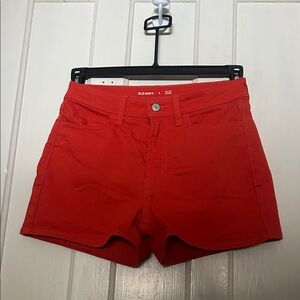 Old Navy Women's Orange Jean Shorts